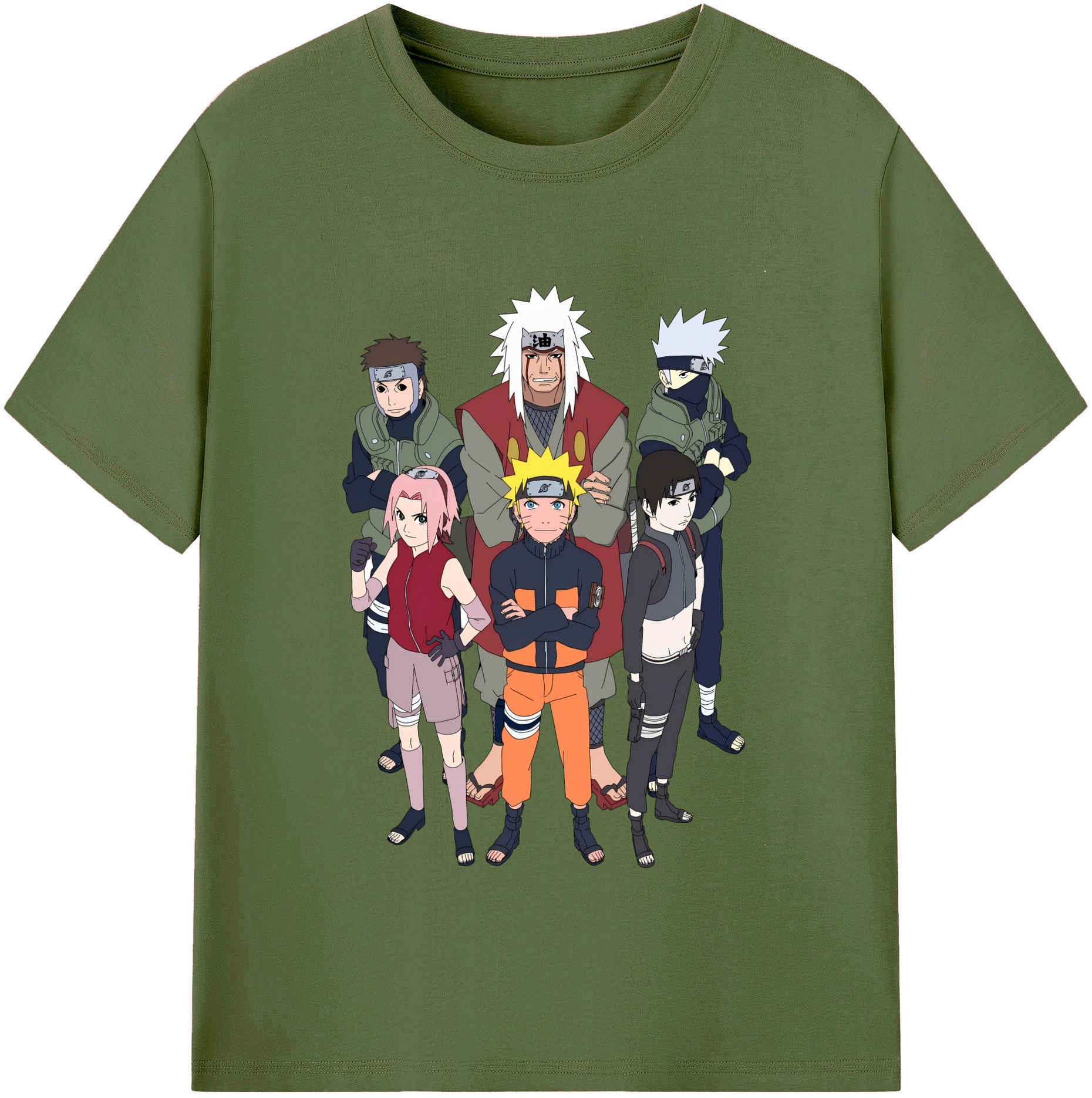（画像用） NARUTO -ナルト- うずまき ナルト Uzumaki Naruto 綿100％半袖Tシャツ（フロントプリント）